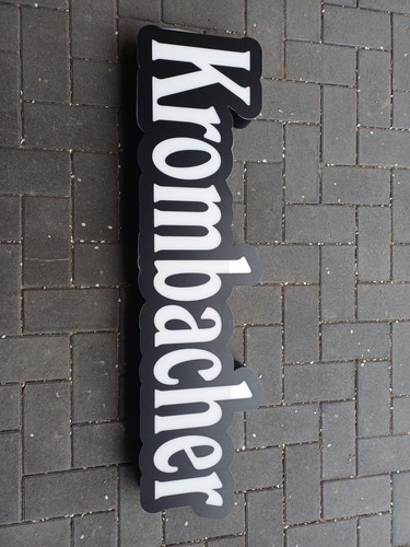 Krombacher leuchtreklame - krombacher,