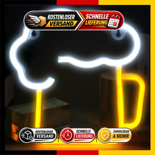 Led neon bier leuchtreklame - led,