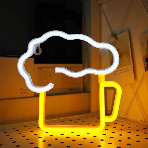 Led neon bier schild - schild,