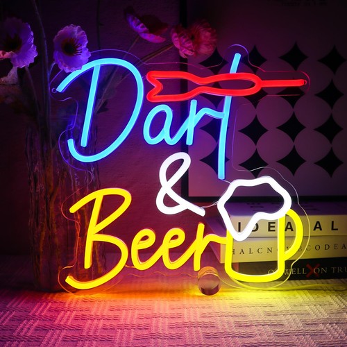 Dart bier neon schild - bier,