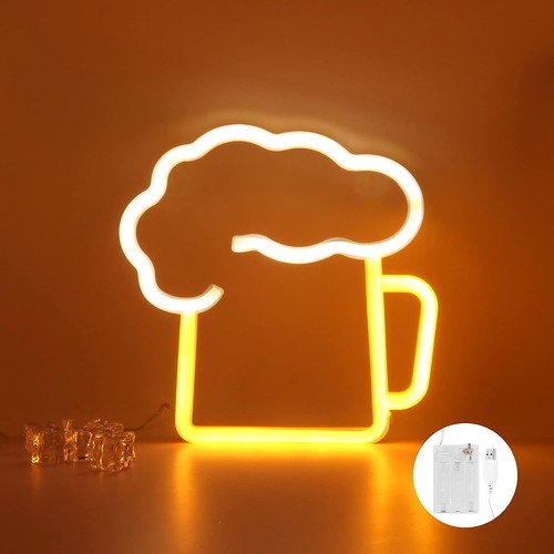 Led leuchtreklame bier - led,