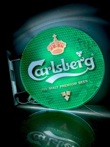 Carlsberg wand bier - wand, schild