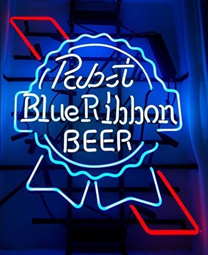 Pabst blue ribbon beer - pabst, neon