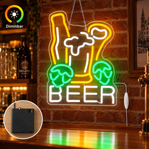 Bier neonschild led - neonschild,